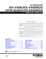Yamaha RXV-496-RDS - Service Manual 